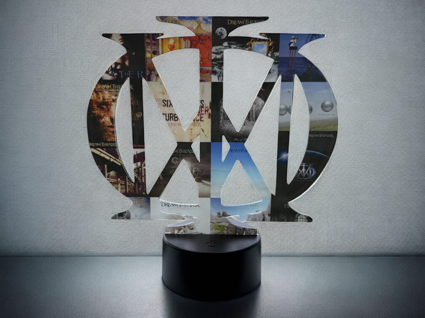 LED Dream Theater Logo Discography Plaque