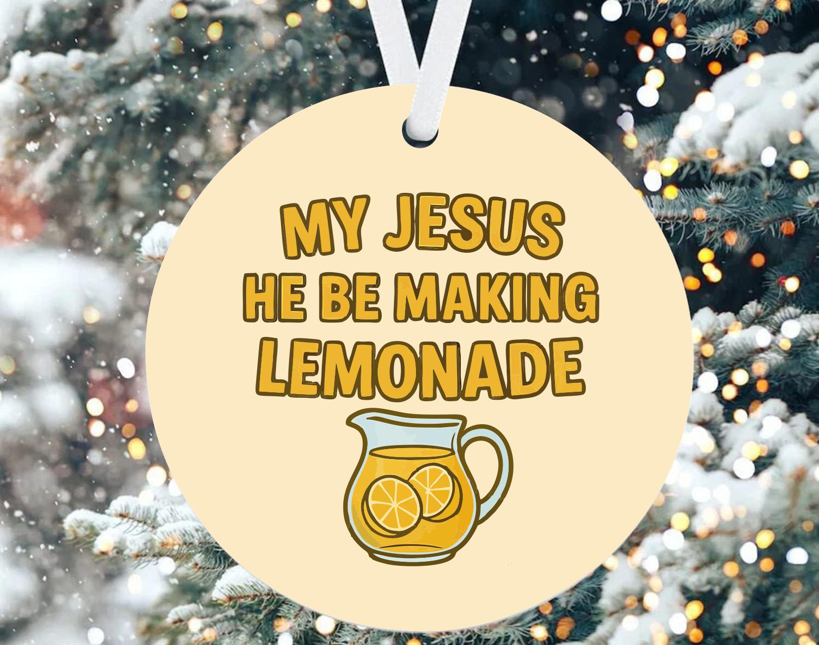 Making Lemonade Ornament, Jesus Ornament