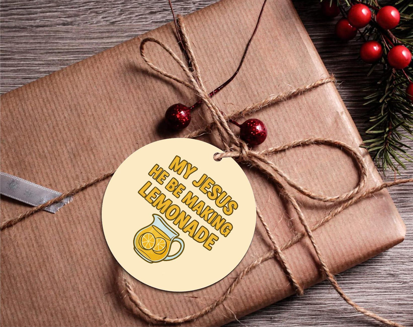 Making Lemonade Ornament, Jesus Ornament