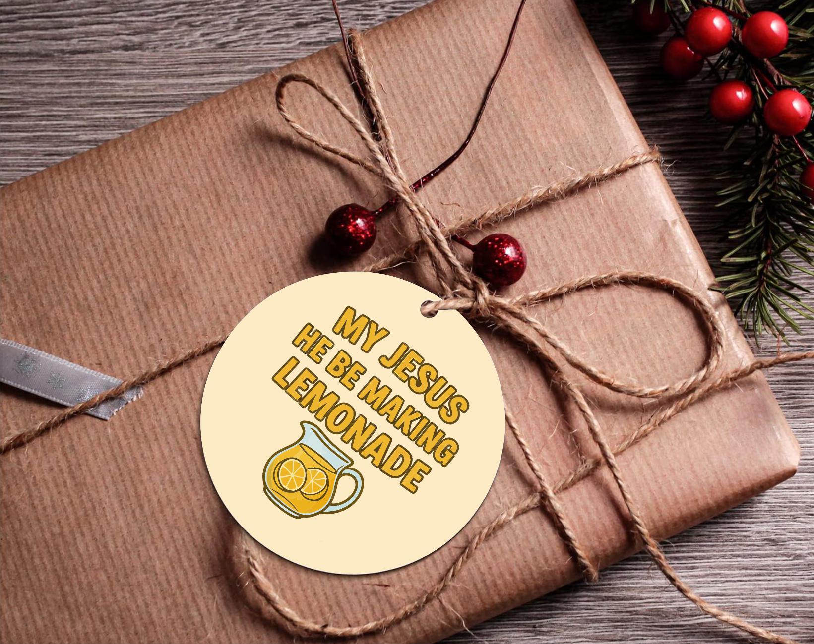 Making Lemonade Ornament, Jesus Ornament