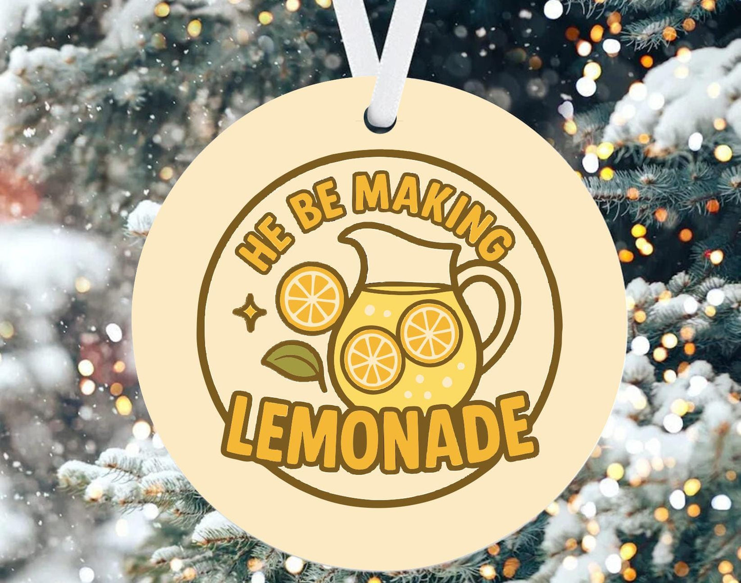 Making Lemonade Ornament, Jesus Ornament