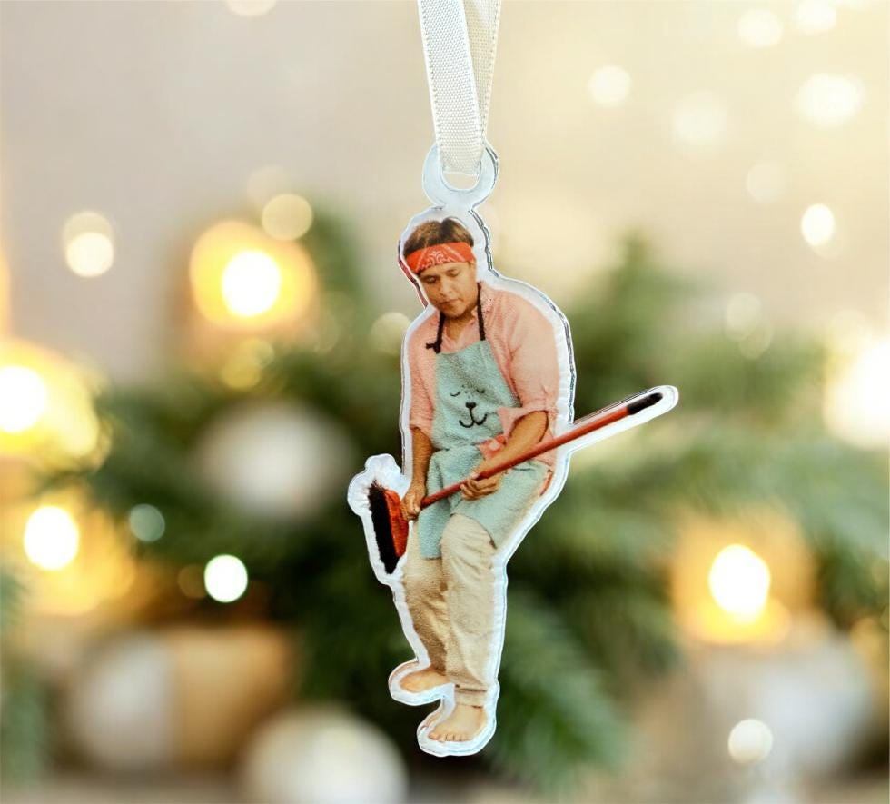 Custom Acrylic Photo Christmas Ornament, Pet & Family Gift