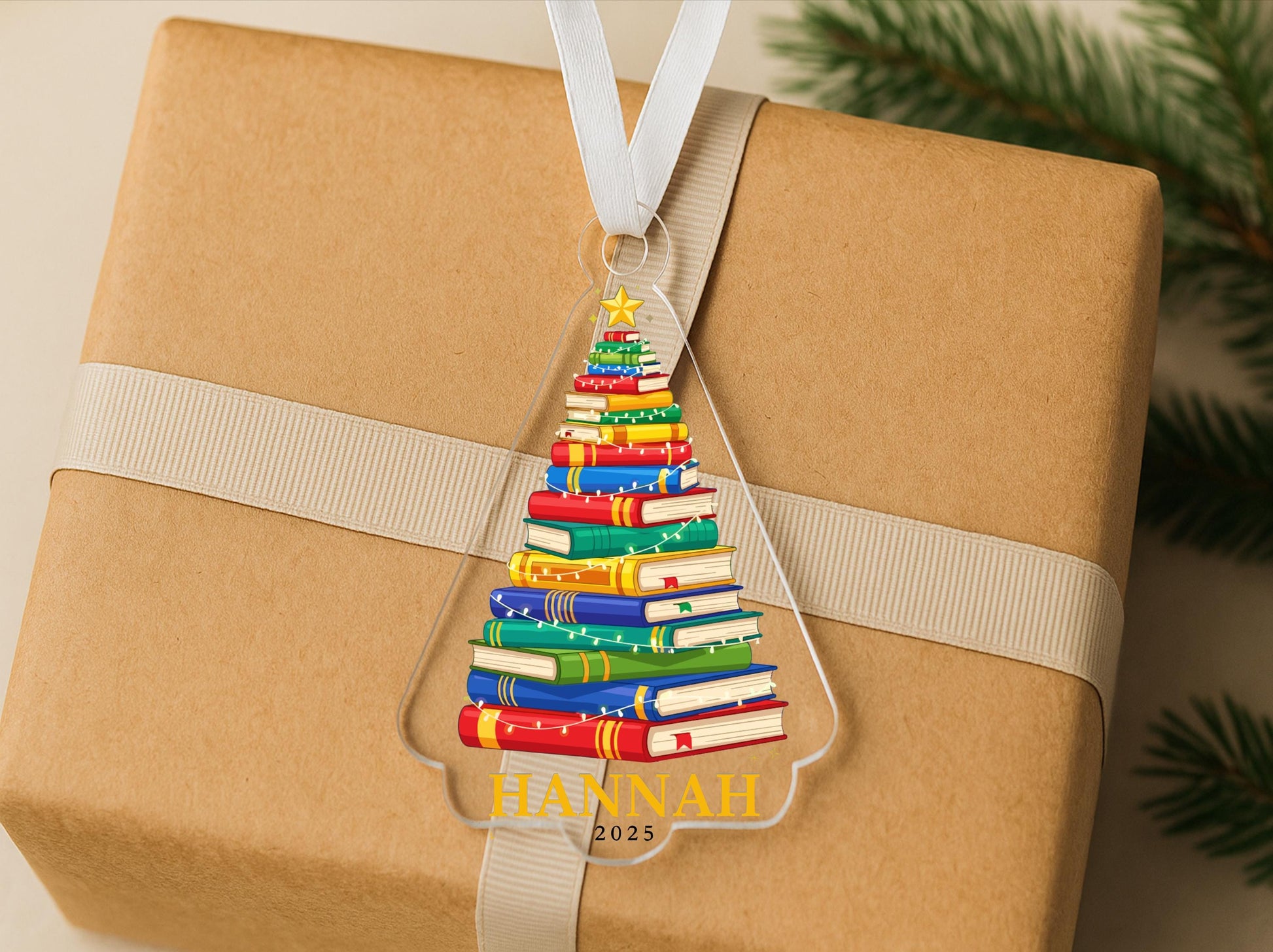Personalized Teacher Acrylic Christmas Ornaments- 3 Options!