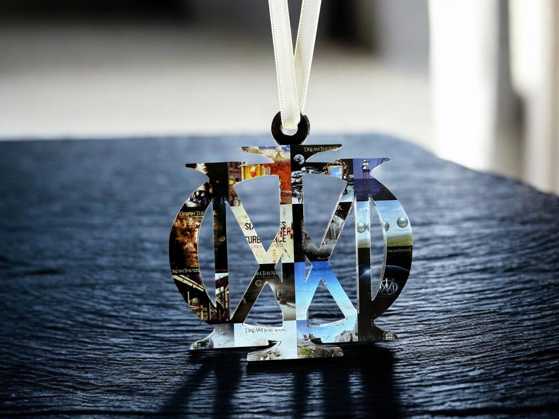Dream Theater Ornament, Majesty Symbol With Printed Discography Christmas Ornament