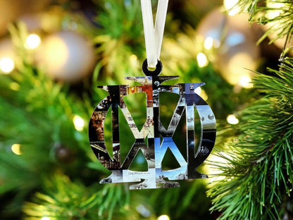 Dream Theater Ornament, Majesty Symbol With Printed Discography Christmas Ornament