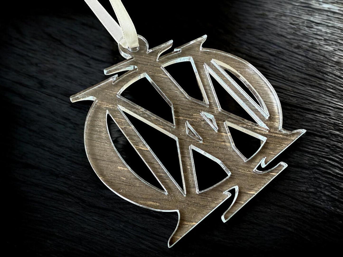 Dream Theater Ornament, Majesty Symbol With Printed Discography Christmas Ornament