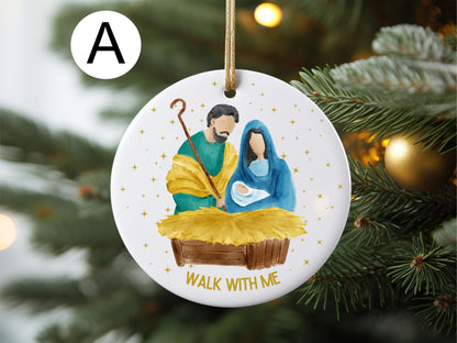 Walk With Me 2026 Youth Theme Porcelain Ornament