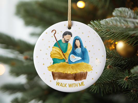 Walk With Me 2026 Youth Theme Porcelain Ornament