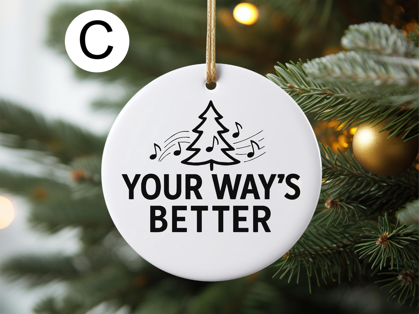 Your Way's Better, Jesus Ornament