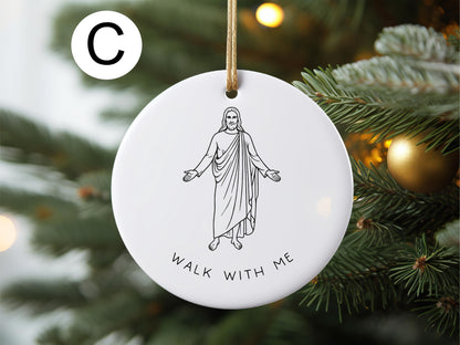 Walk With Me 2026 Youth Theme Porcelain Ornament