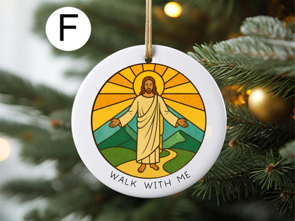 Walk With Me 2026 Youth Theme Porcelain Ornament