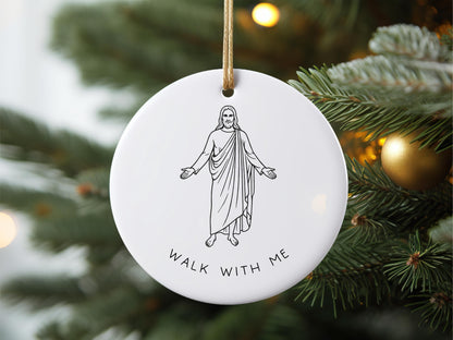 Walk With Me 2026 Youth Theme Porcelain Ornament