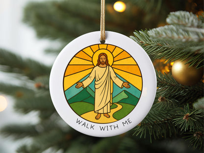 Walk With Me 2026 Youth Theme Porcelain Ornament