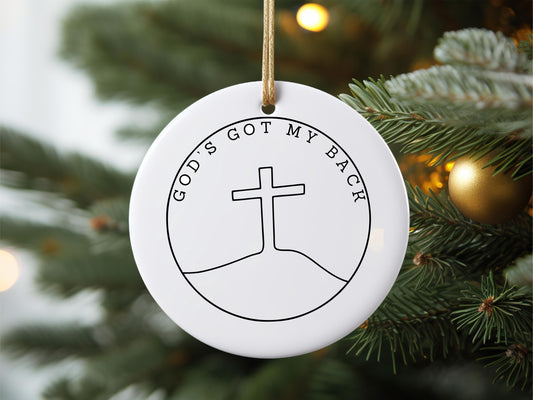 God's Got My Back, Jesus Ornament