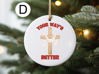 Your Way's Better, Jesus Ornament