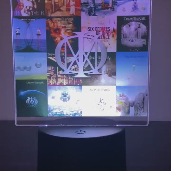 LED Dream Theater Discography Plaque