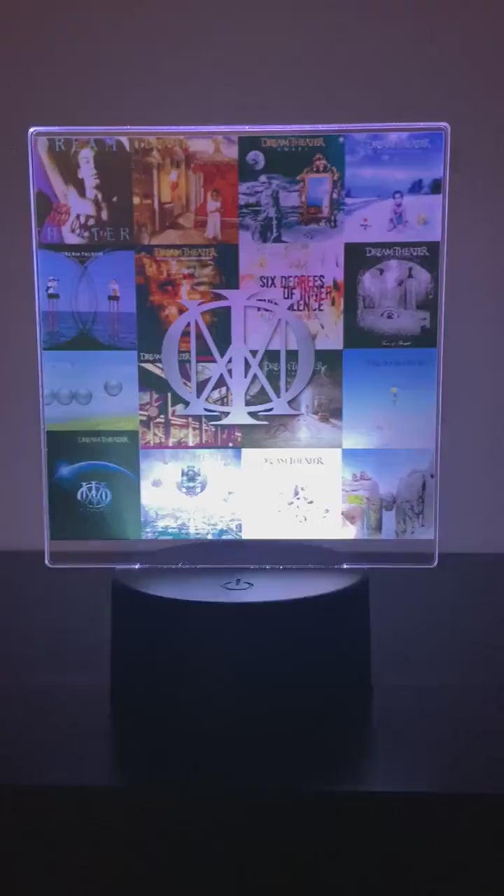 LED Dream Theater Discography Plaque