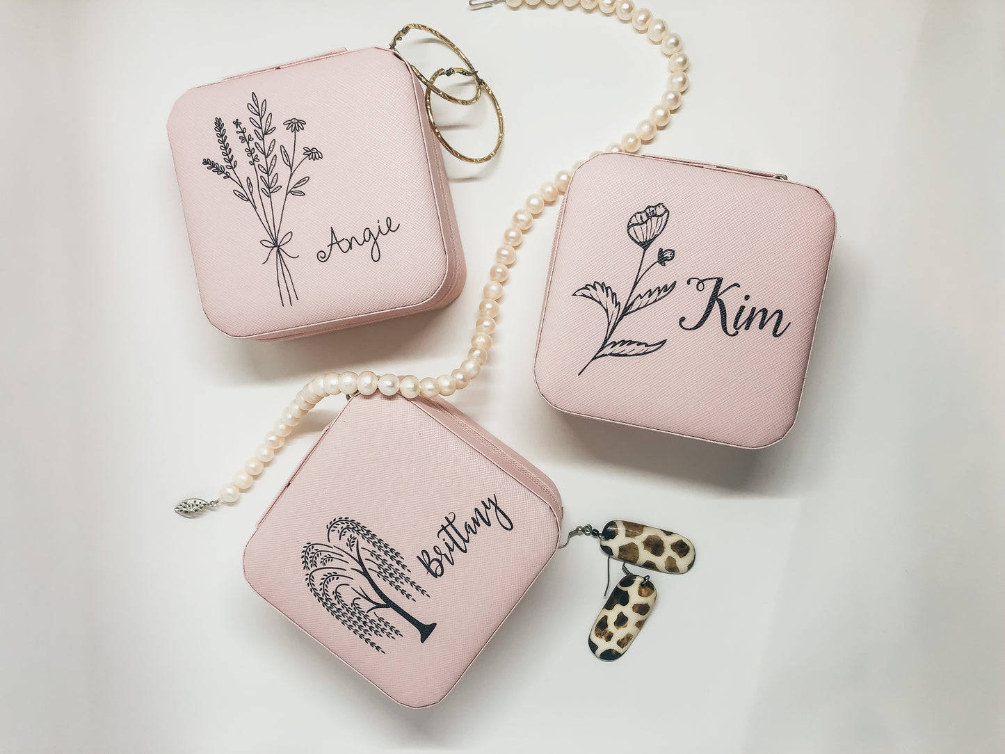 Personalized Travel Jewelry Box