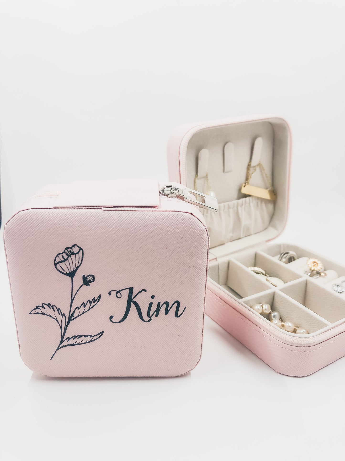 Personalized Travel Jewelry Box