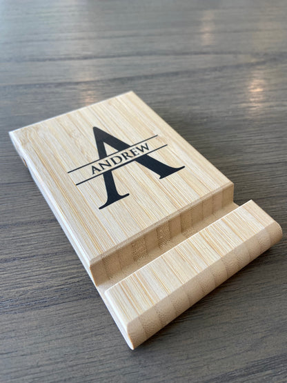 Personalized Cellphone and Tablet Holder