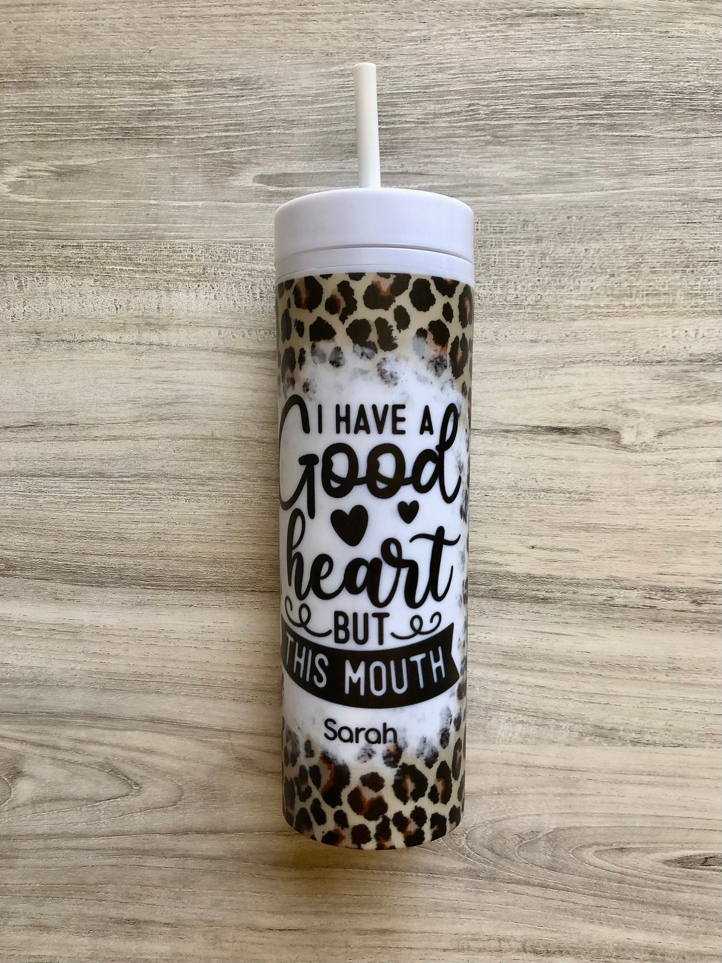 Sassy Skinny Tumbler | Funny Personalized Water Bottle | Adult Humor Tumbler