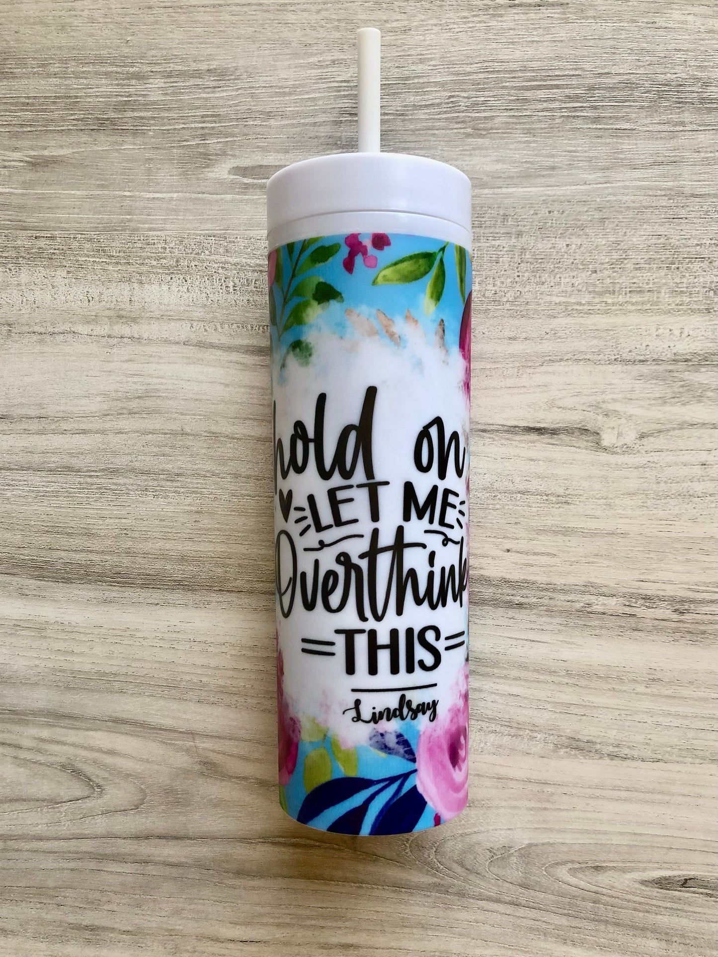 Sassy Skinny Tumbler | Funny Personalized Water Bottle | Adult Humor Tumbler