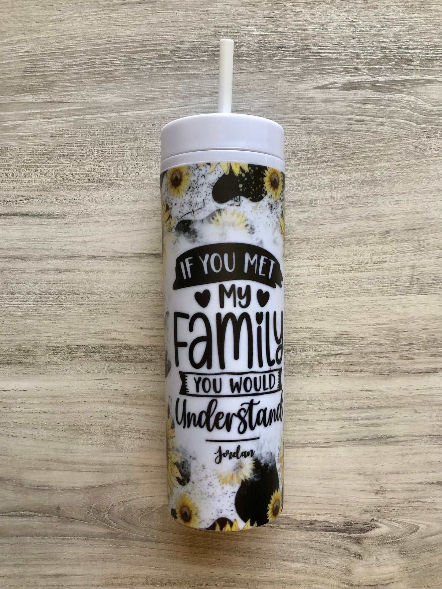 Sassy Skinny Tumbler | Funny Personalized Water Bottle | Adult Humor Tumbler