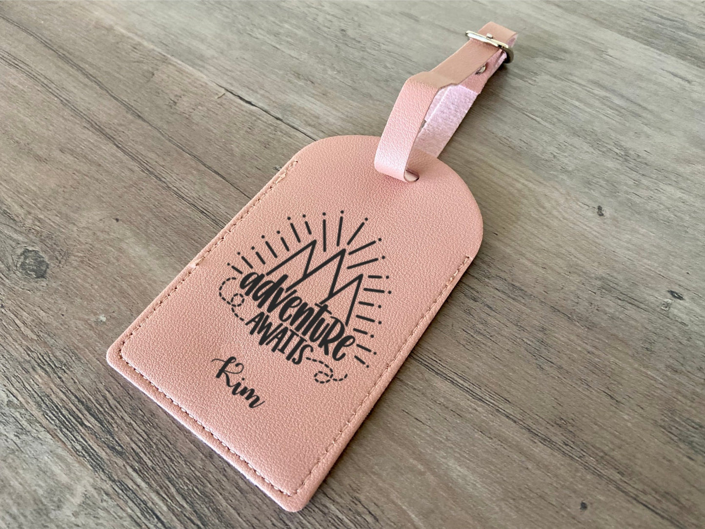 Monogrammed Travel Bundle | Personalized Adventure Bundle | Customized Leather Travel Journal, Jewelry Case, and Luggage Tag